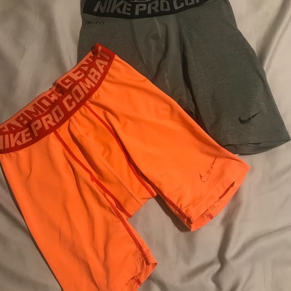 nike mens spandex shorts